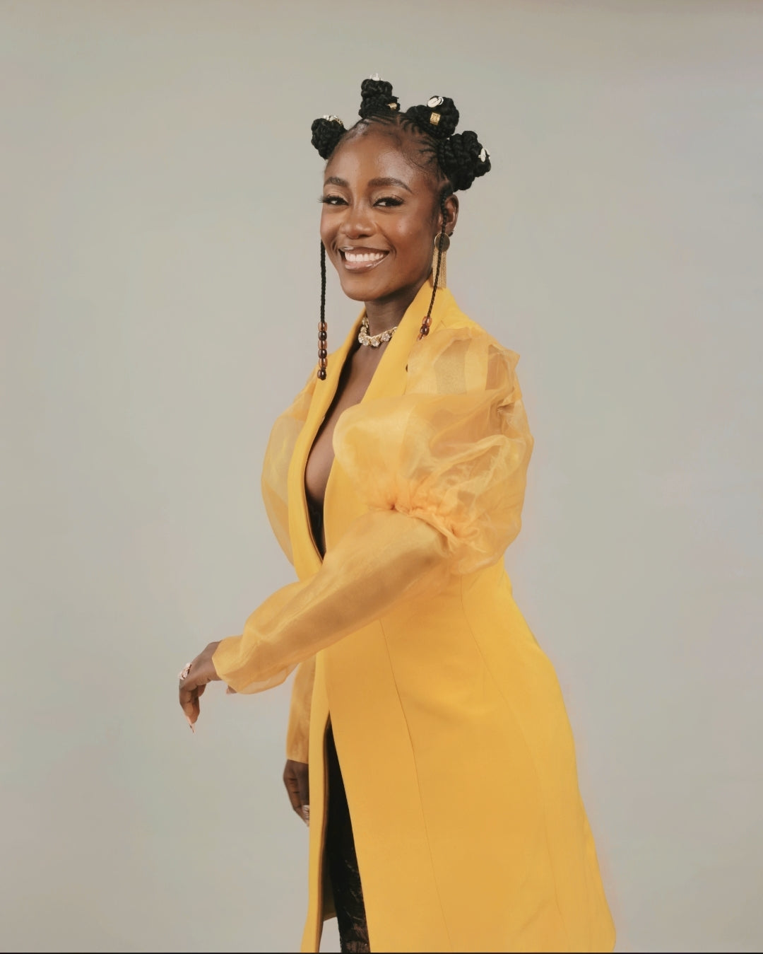 Rimi "See Me" Mustard Blazer