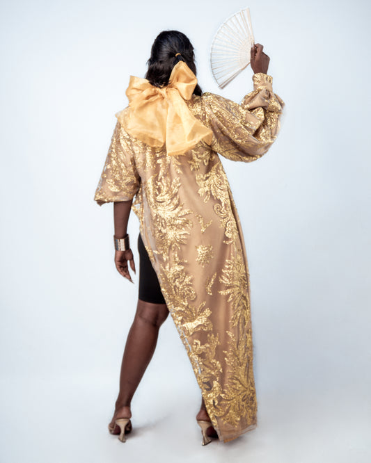 "Culture Opulence" Asymmetrical Boubou