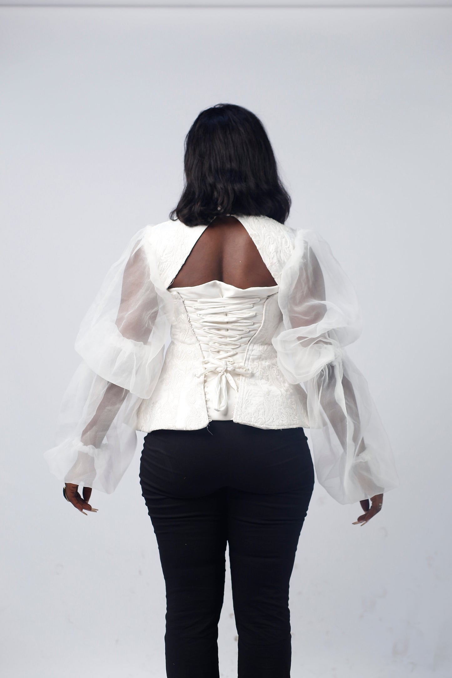 Lady of August Lace Corset Top